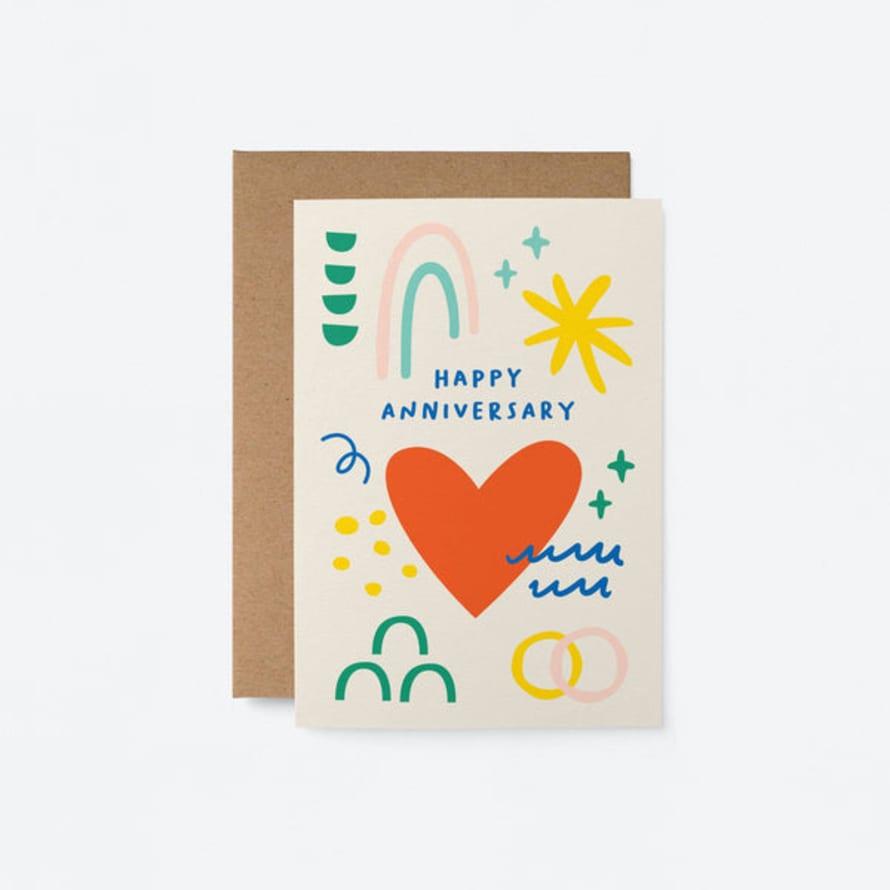 graphic  factory Happy Anniversary - Greeting Card