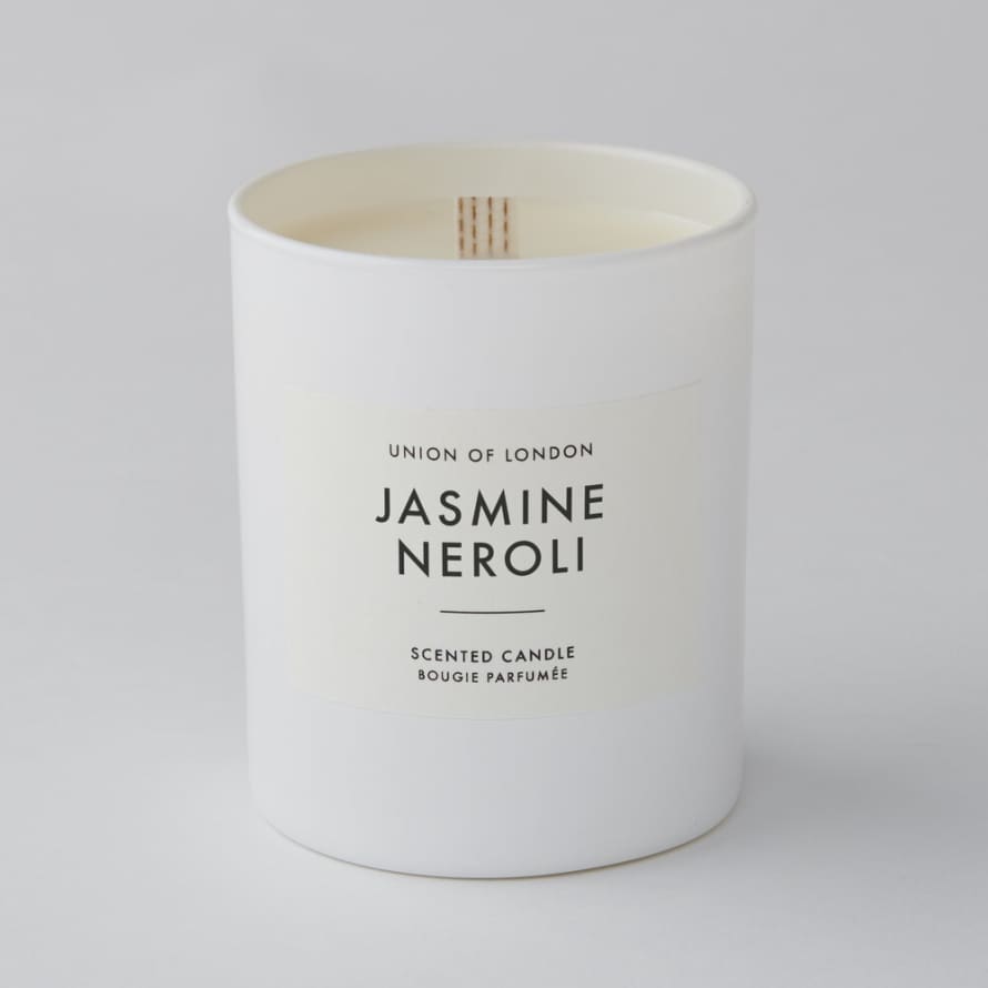 Union Of London Jasmine Neroli medium White Candle 