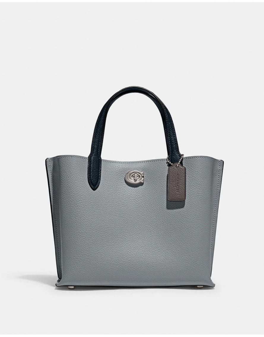 COACH Coach Willow Tote 24 Crossbody Col: Grey/blue, Size: Os