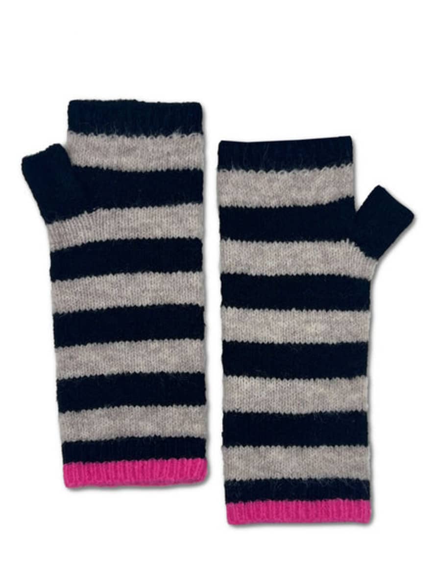 Nooki Design Farah Knitted Stripe Wristwarmer