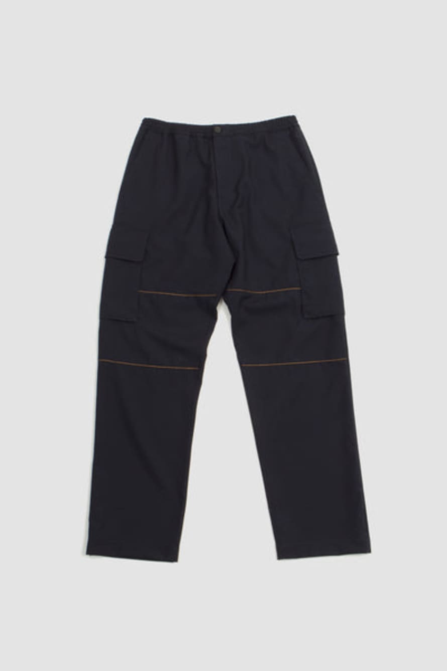 Marni Wool Cargo Pants Blublack