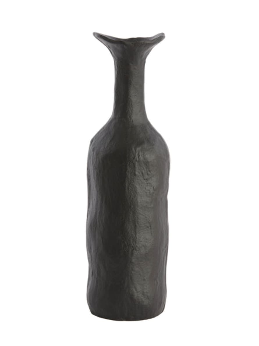 Light & Living Large Teodora Tall Organic Black Vase