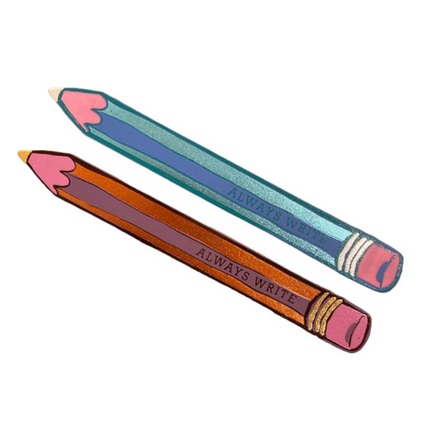 Ark Colour Design Bookmark Leather Pencil Always Write