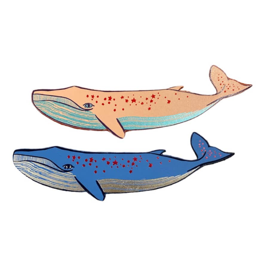 Ark Colour Design Bookmark Leather Pencil Whale