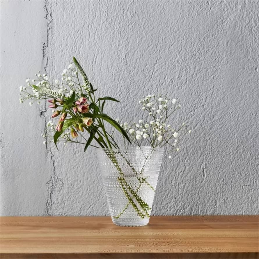 Iittala   Kastehelmi Vase 154mm Clear