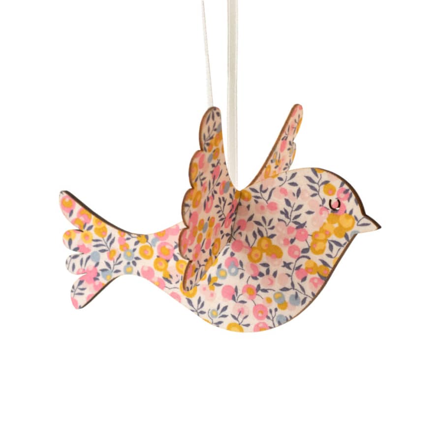 Artcuts Ltd 3d Flying Bird Liberty- Wiltshire Bud Pastel