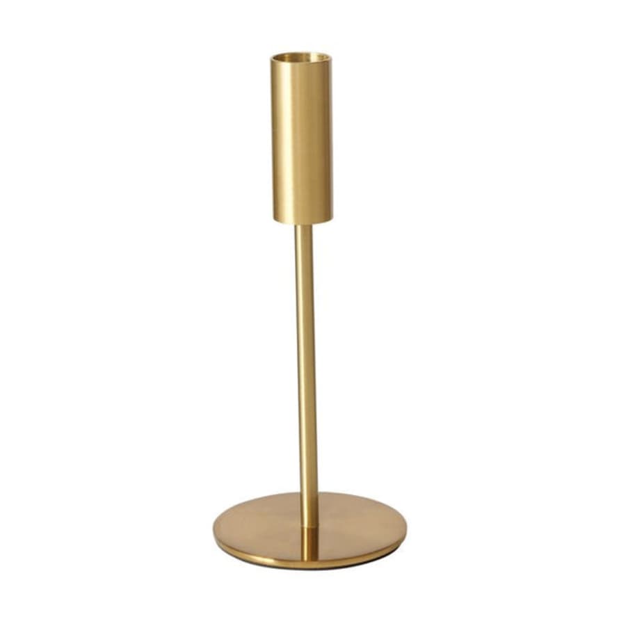 Boltze Terry Small Gold Candle Holder