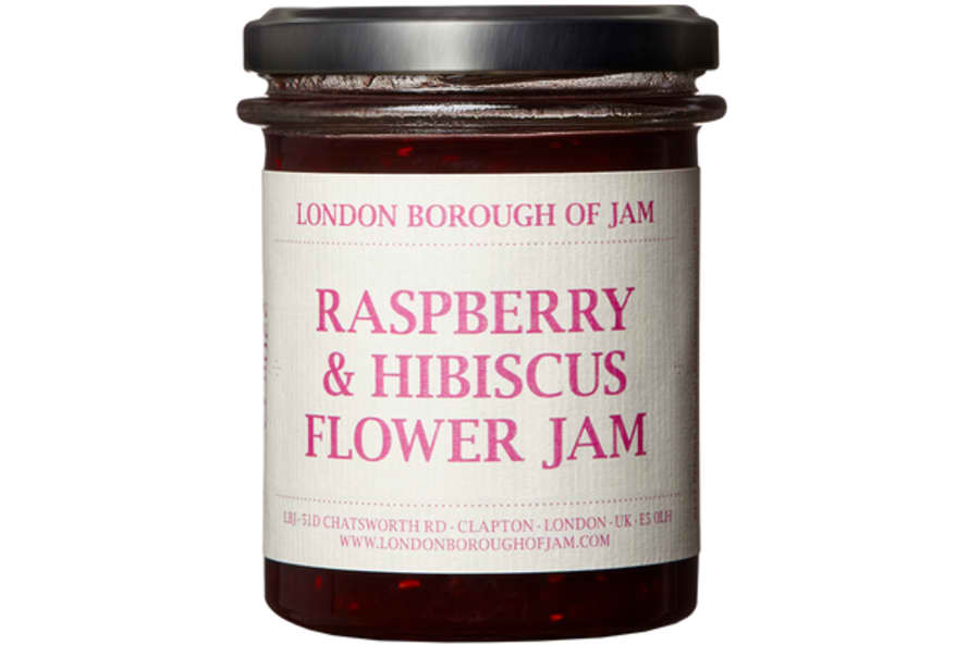 London Borough of Jam Raspberry & Hibiscus Flower Jam