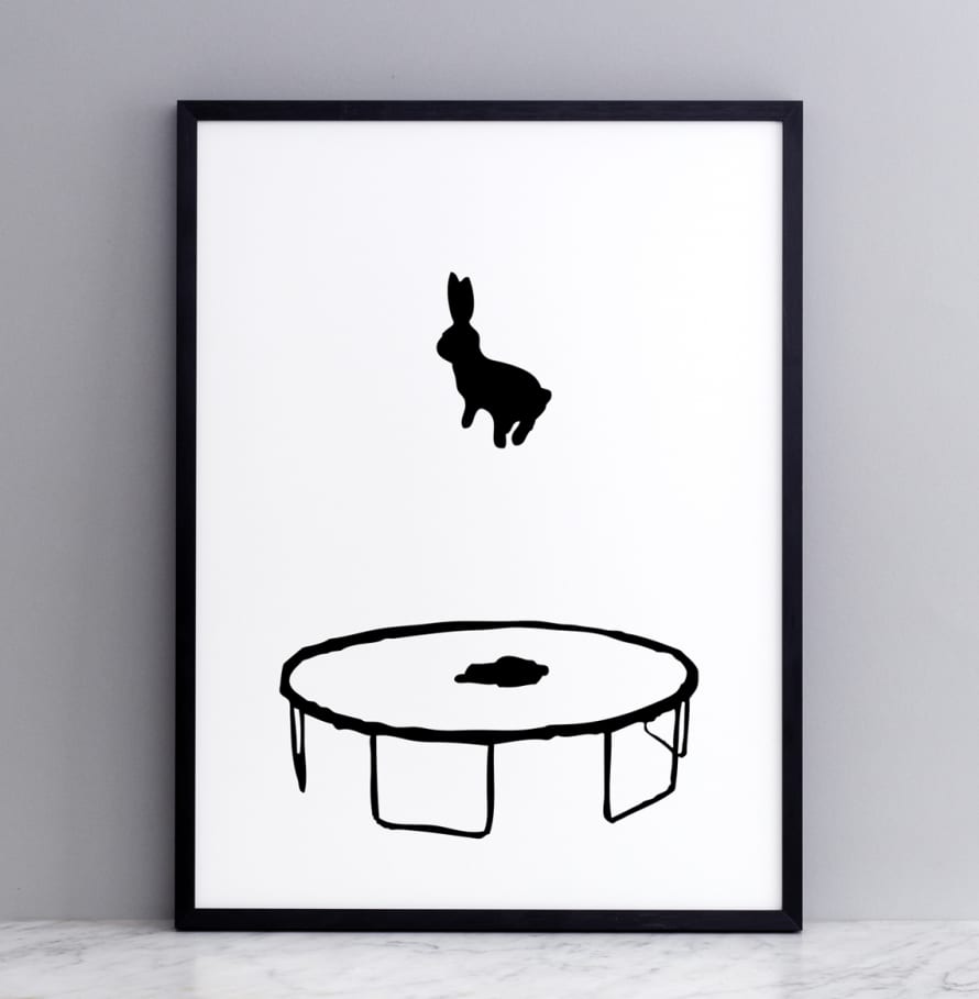 HAM Bouncing Rabbit Print