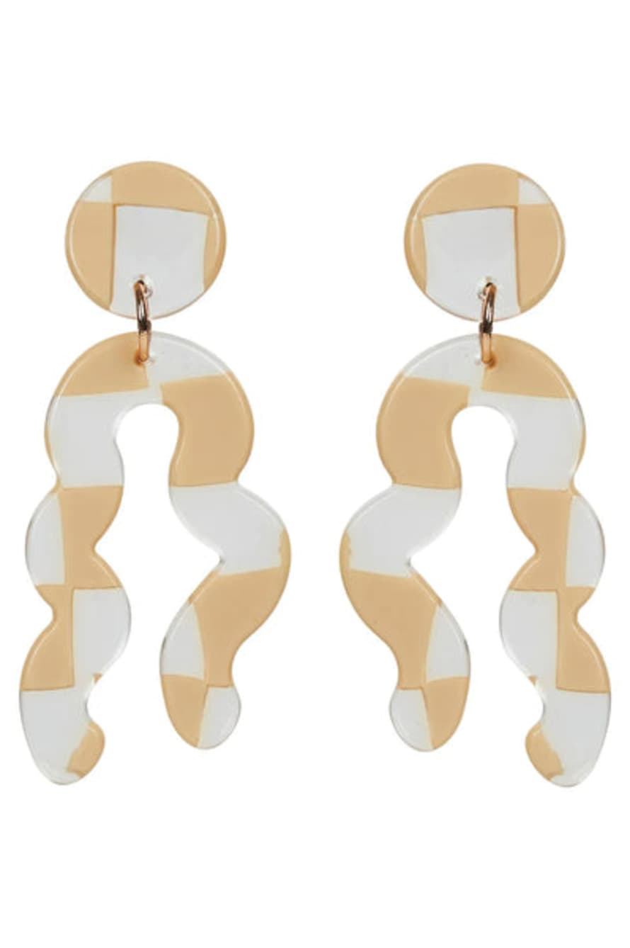 Eb & Ive Kit Curvy Earring Ivory