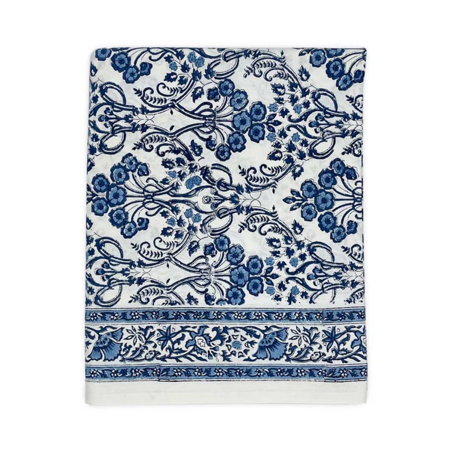 Faro Home Nilaya Blue Medium Tablecloth