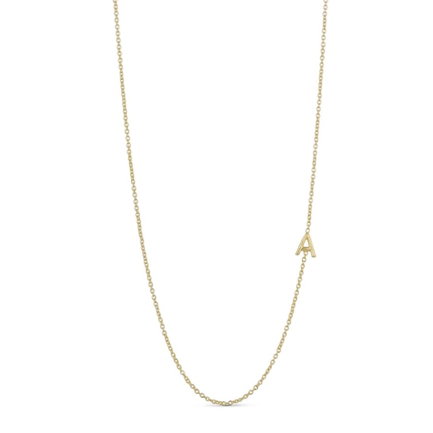 Pure By Nat Jewellery Short Initial Necklace 