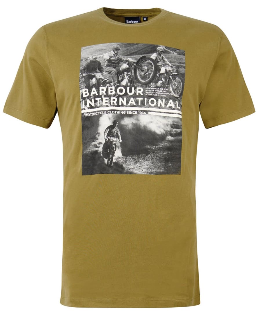 Barbour Race T-Shirt Archive Olive