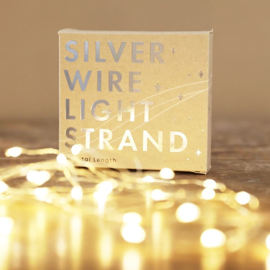 Lisa Angel Silver Wire LED String Lights 