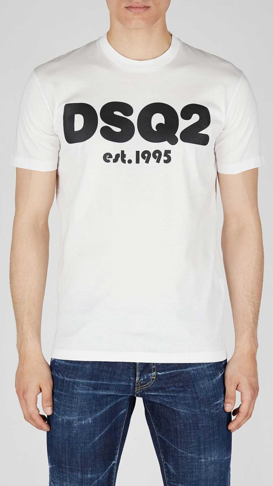 Dsquared2 Camiseta Dsquared2 Con Estampación Dsq2 Est.1995 – M, Blanco