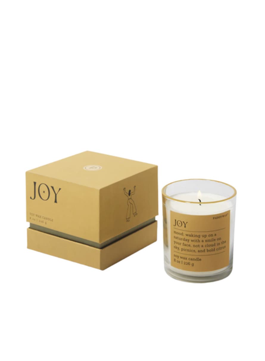 Paddywax Mood Candle In Joy Misted Lime From Paddywax