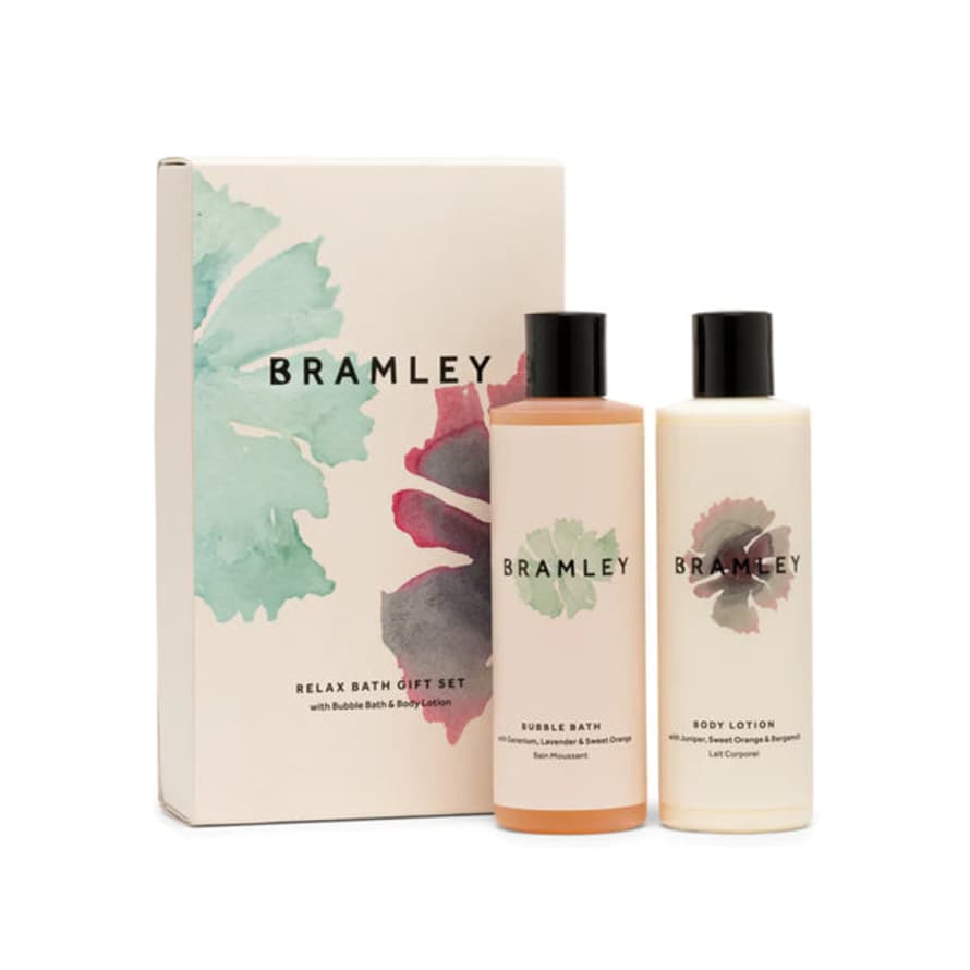 Bramleys Relax Bath Gift Set - 2 X 250ml