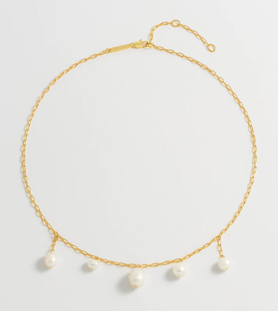 Estella Bartlett  Multi Pearl Drop Necklace