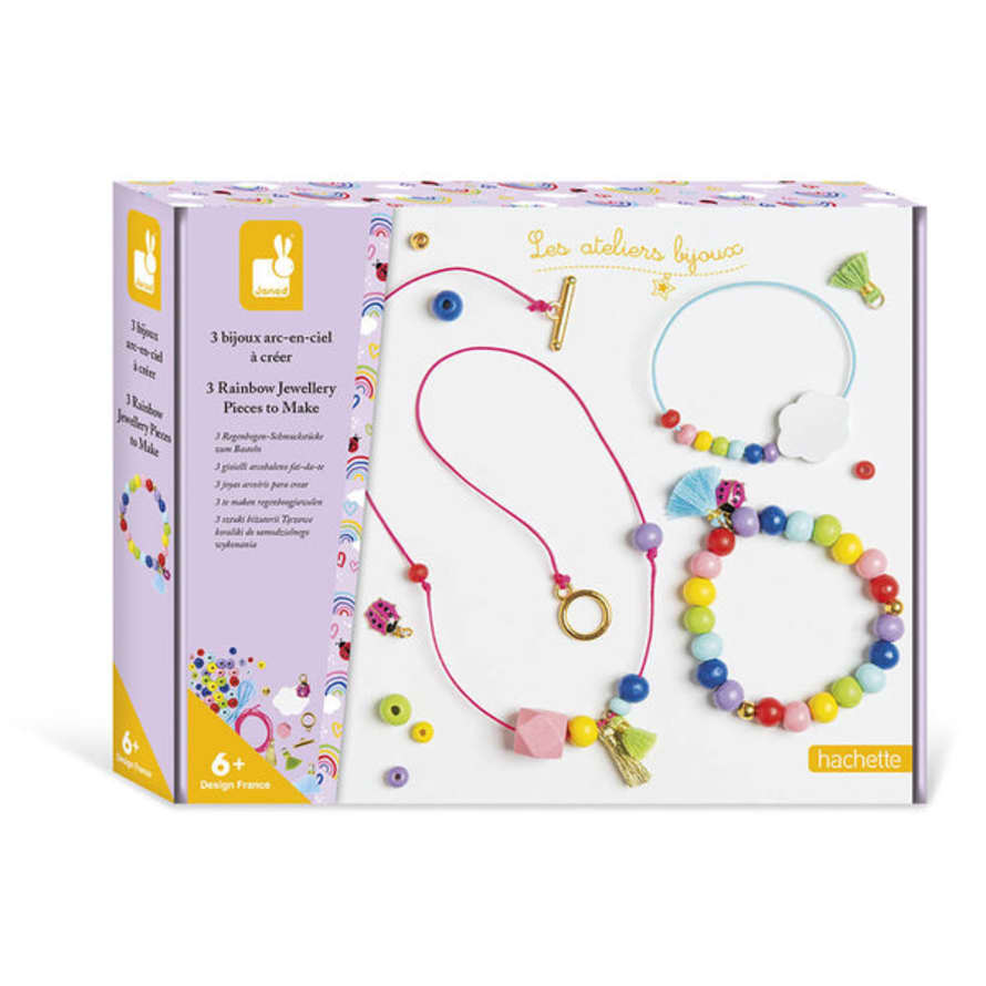 Janod - 3 Rainbow Jewellery Pieces To Make