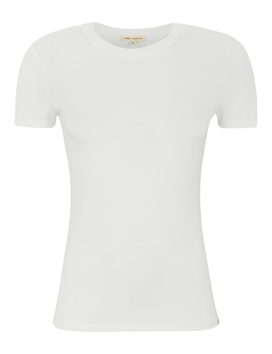 esmé studios White Penelope Slim Fit T-Shirt