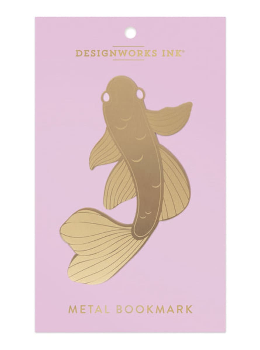 Paddywax Metal Bookmark - Koi Fish