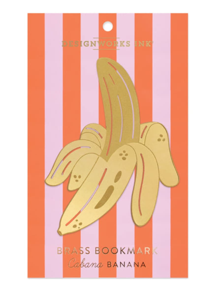 Paddywax Metal Bookmark - Cabana Banana