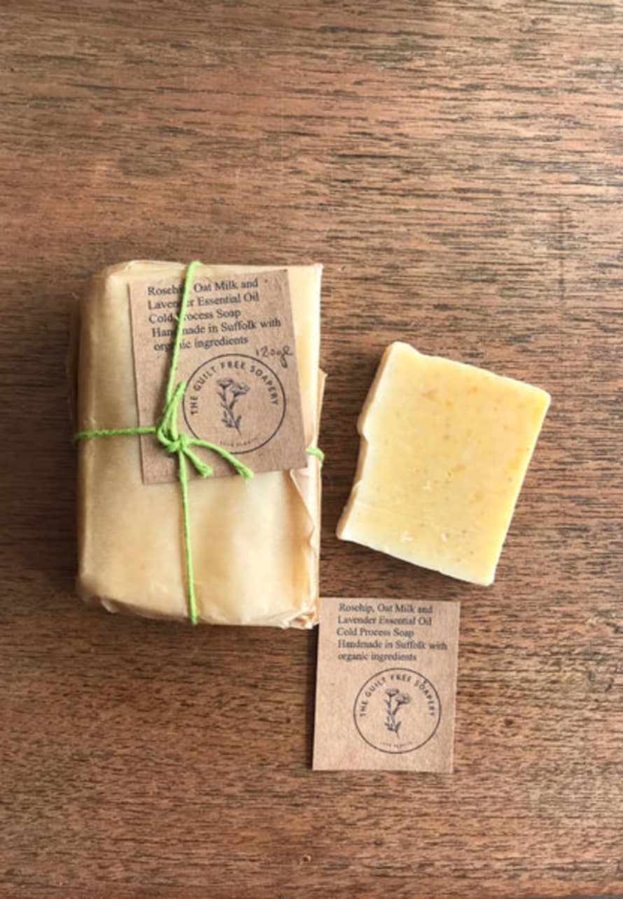 THE GUILT FREE SOAPERY Rosehip, Oat Milk And Lavender Soap