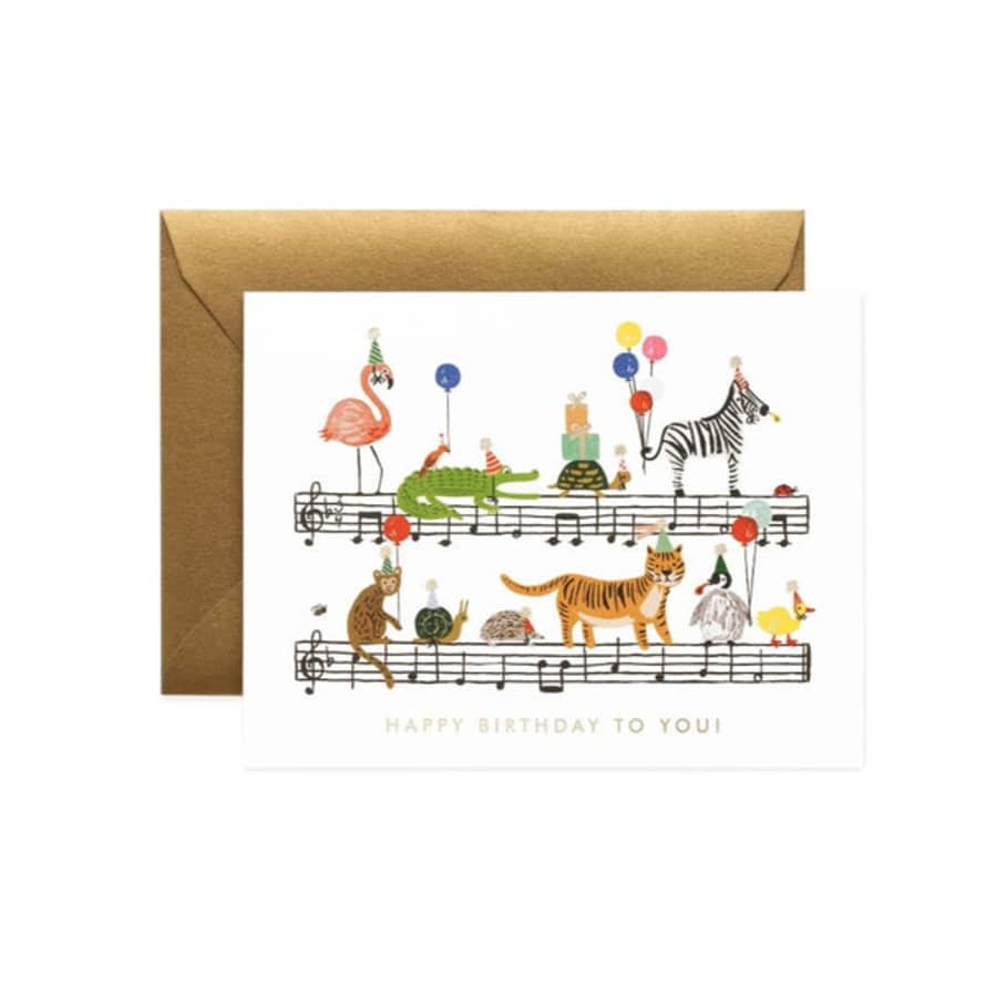 Rifle Paper Co. Birthday Card Happy Birthday To You