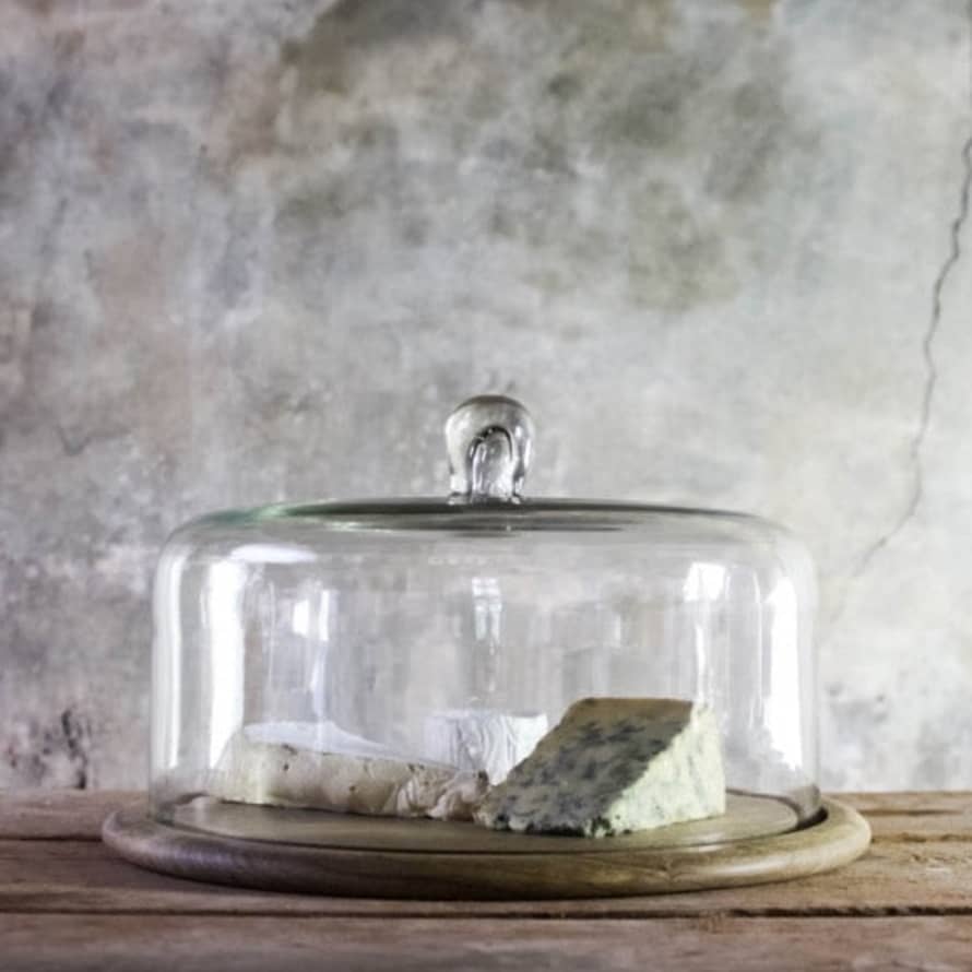 Nkuku Recycled Glass Dome Cake By