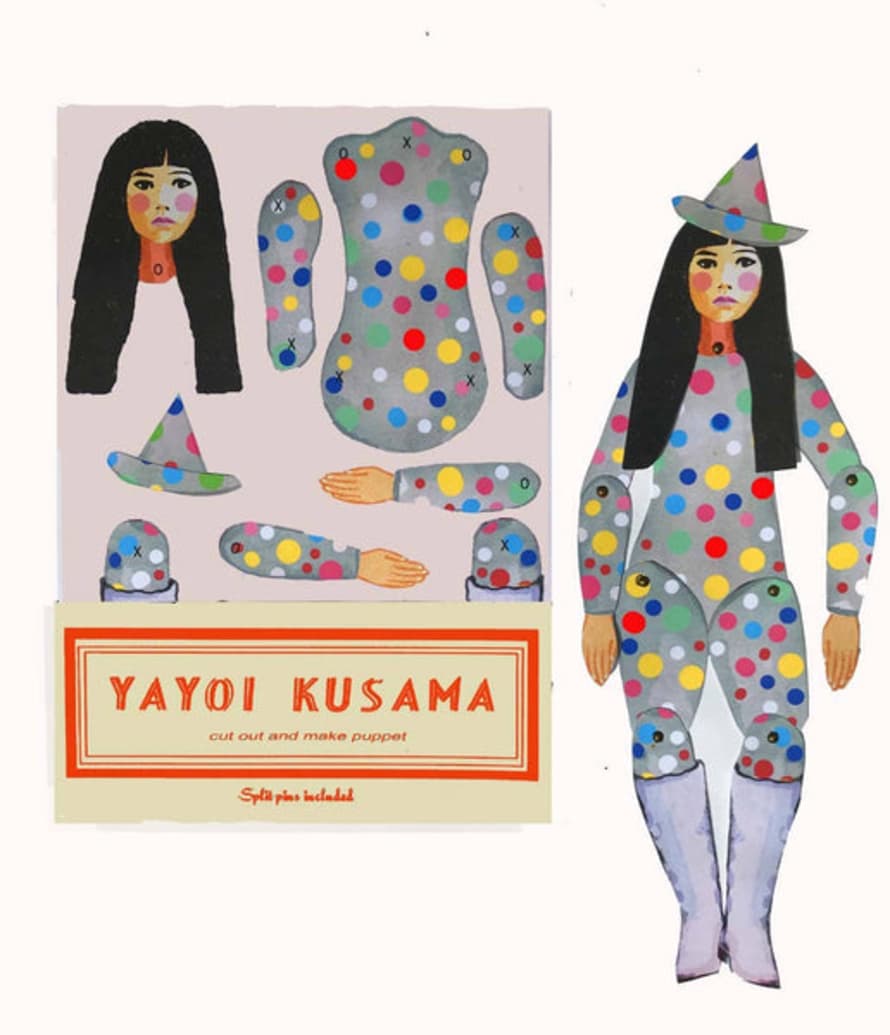 WINI-TAPP Yayoi Kusama Cut Out & Make Puppet