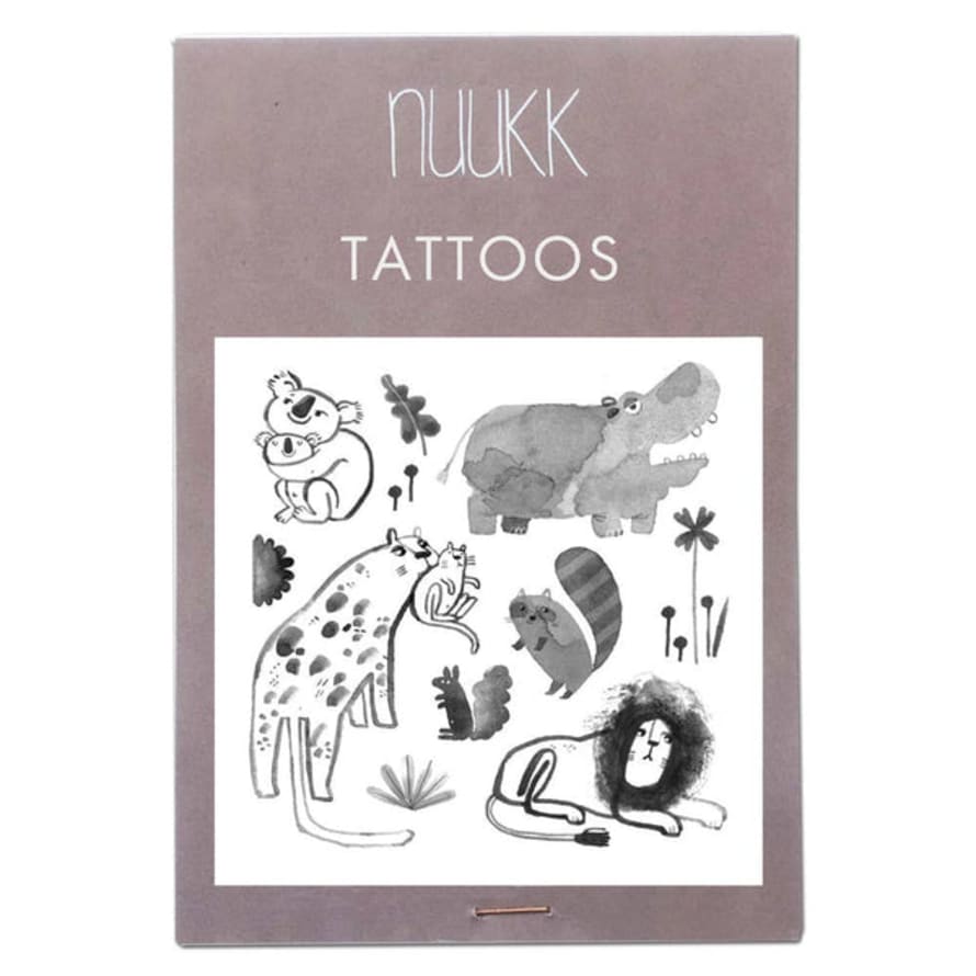 Nuuk Hippo Organic Temporary Tattoos