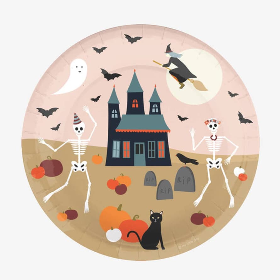 My Little Day Halloween Plates