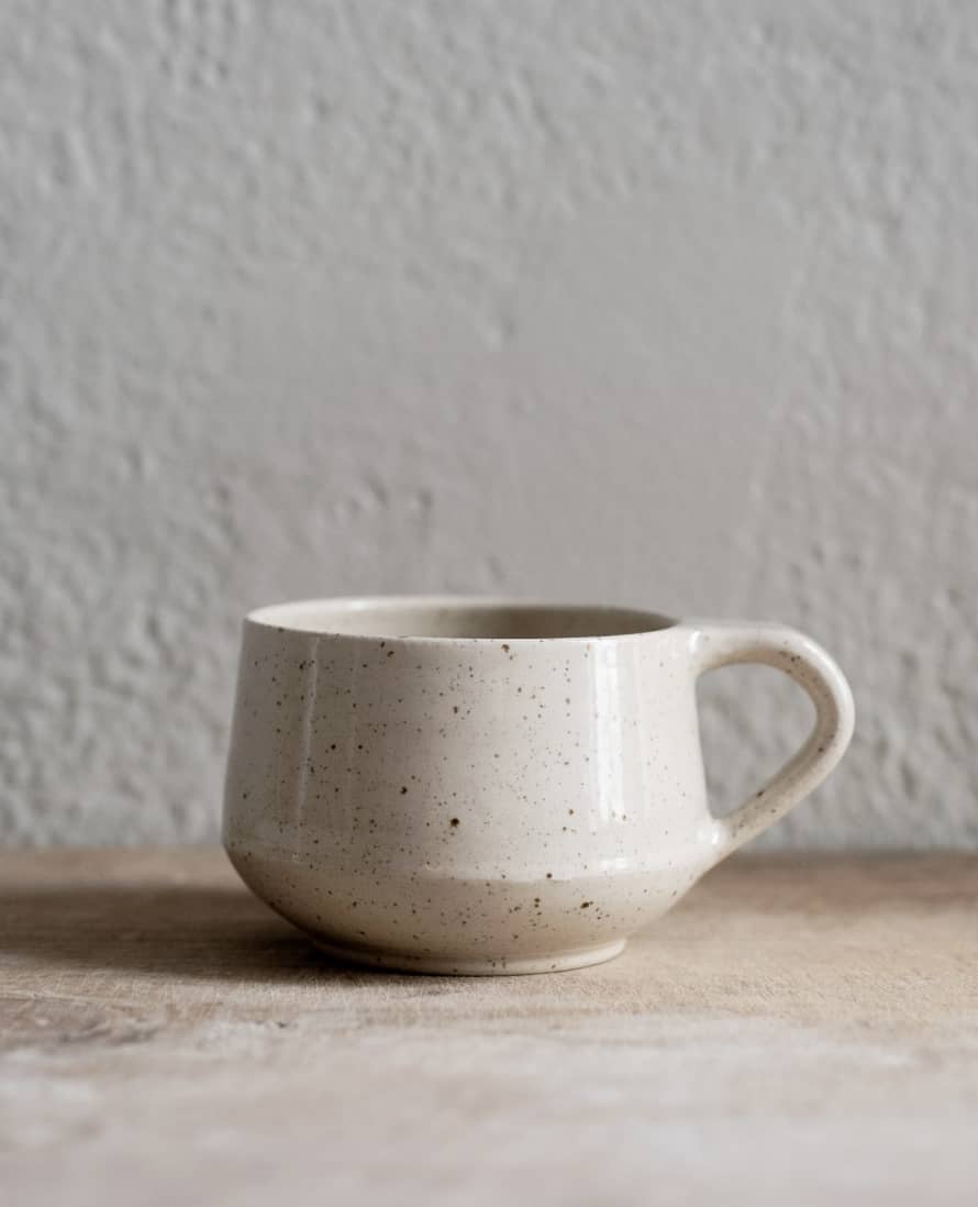 Erika Petersdotter Vanilla handmade ceramic cup