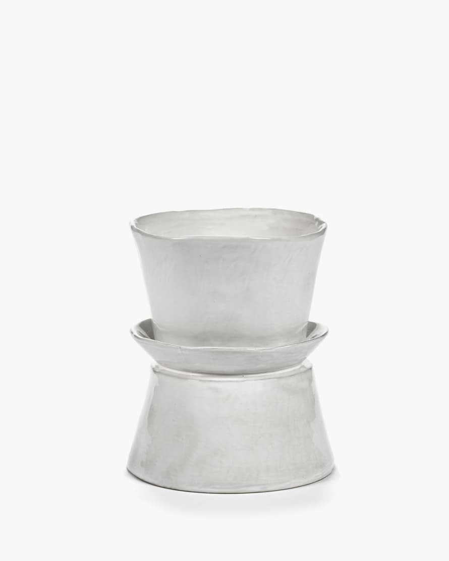 Serax Vase/serving Bowl Off White La Mère