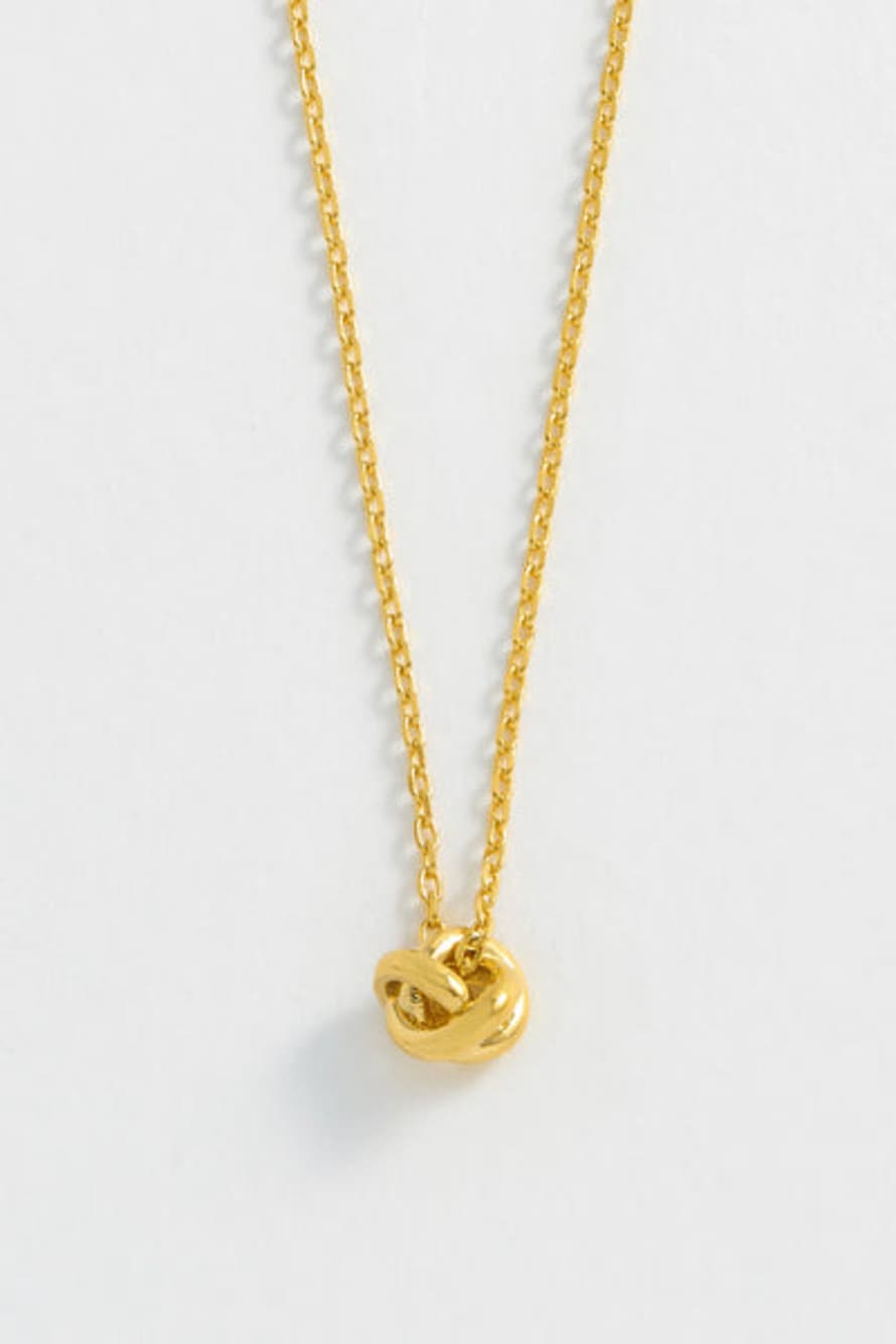Estella Bartlett  Knot Necklace - Gold