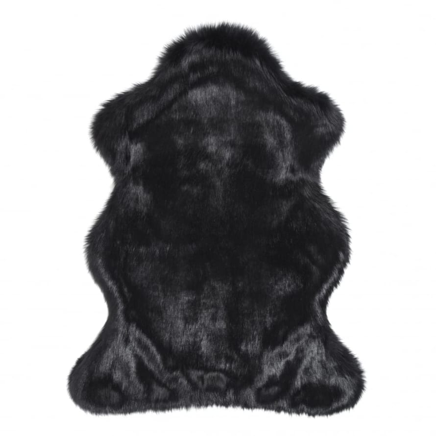 Helen Moore Luxury Faux Fur Skin/Throw | Ebony
