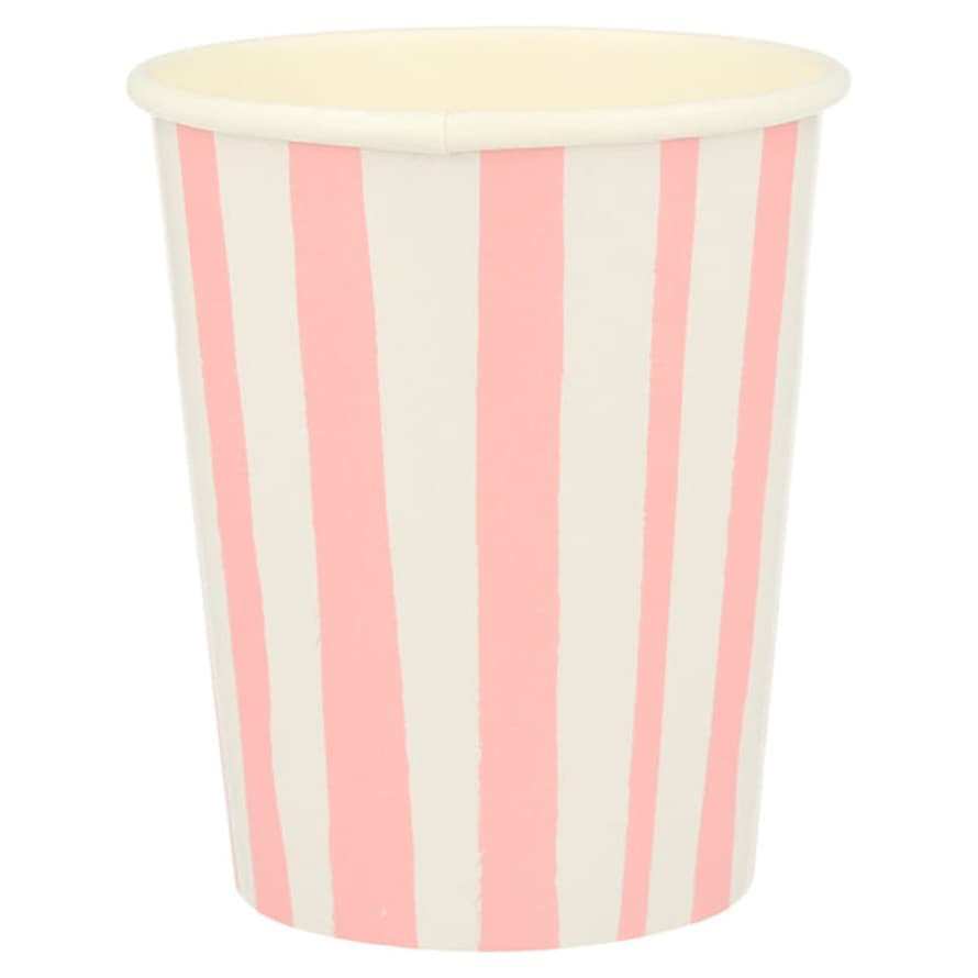 Meri Meri Pink Stripes Cups