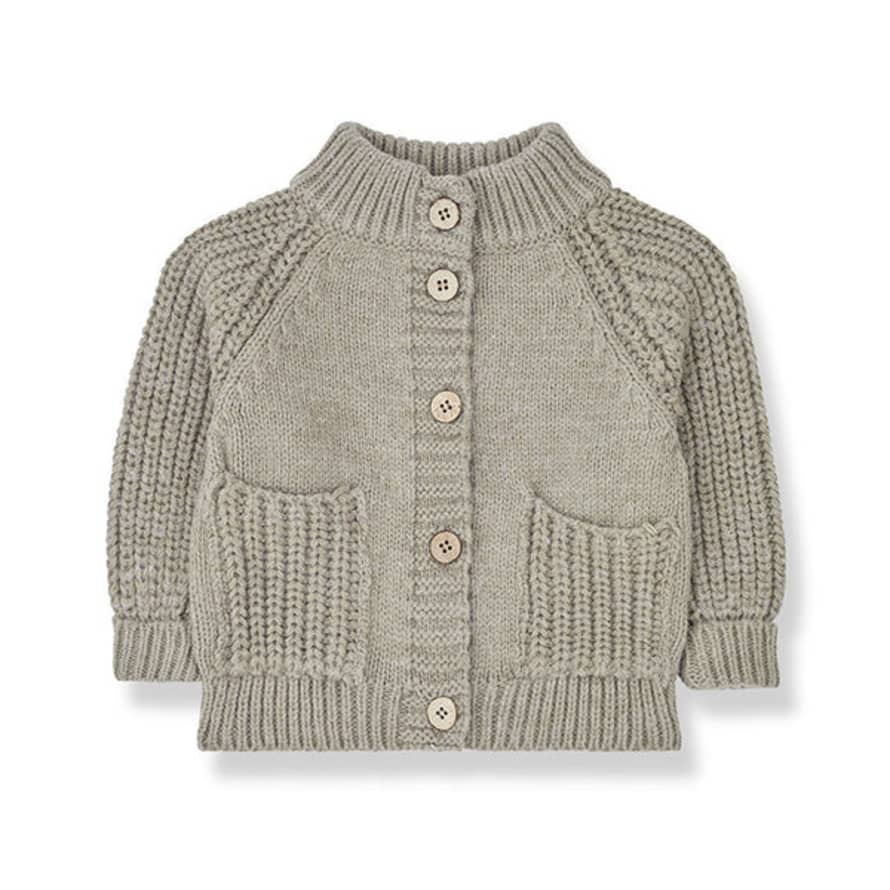 One + In The Family Cardigan Timeo Bb Taupe