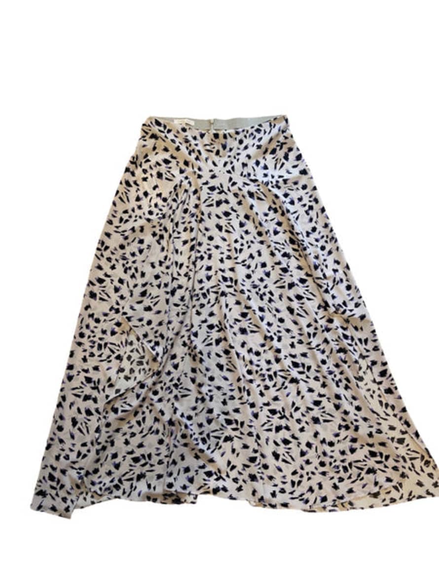 Patrizia Pepe Lilac Leopard Skirt