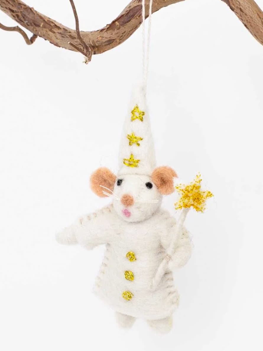 Afroart Star Mouse In White