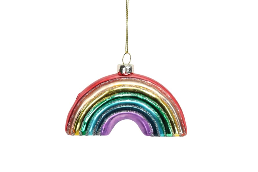 Sass & Belle  Rainbow Glass Decoration