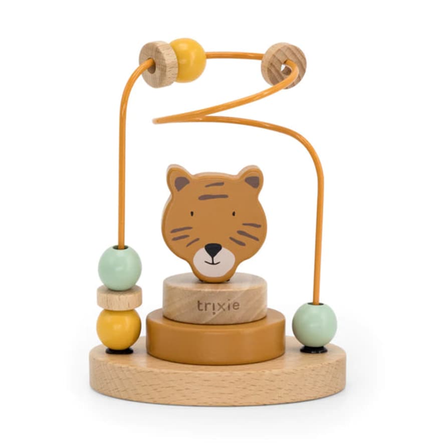 Trixie Wooden Game Track With Beads Mr. Tiger