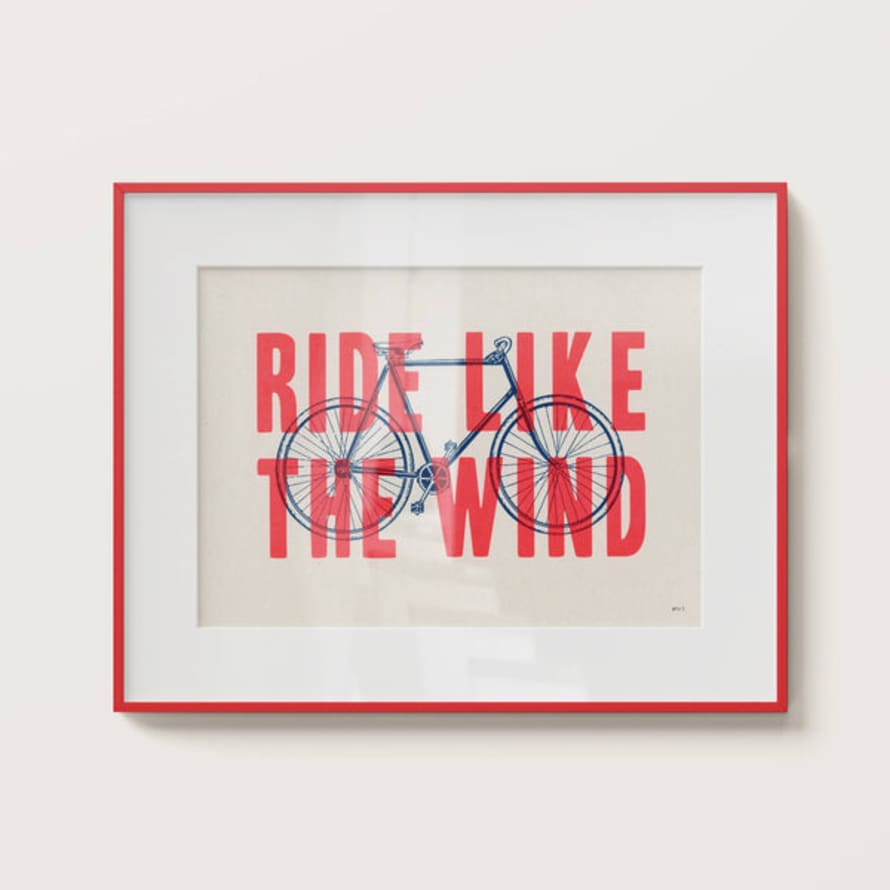 Basil and Ford Ride Like The Wind A4 Print