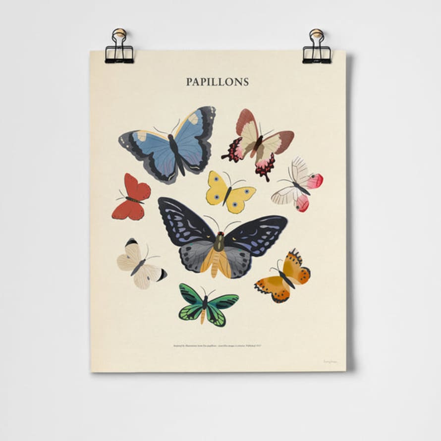 Roomy Town Papillons Print