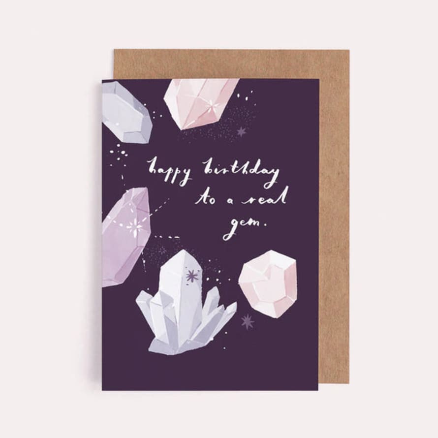 Sister Paper Co Real Gem Birthday Card