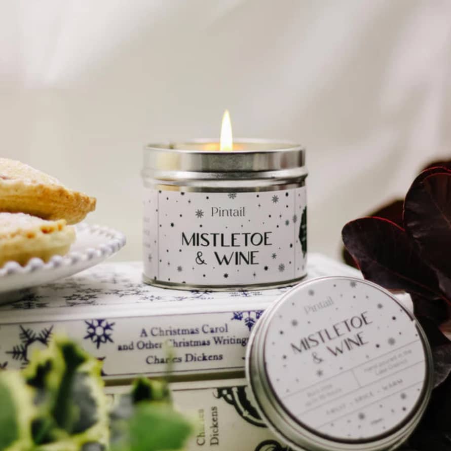 Pintail Candles Single Wick Mistletoe And Wine Pintail Candle