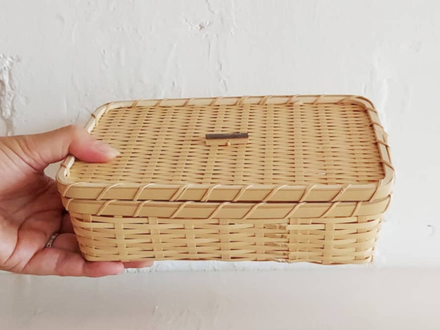 wagumi Small Bamboo Bento Box By Nanpu Kōgei