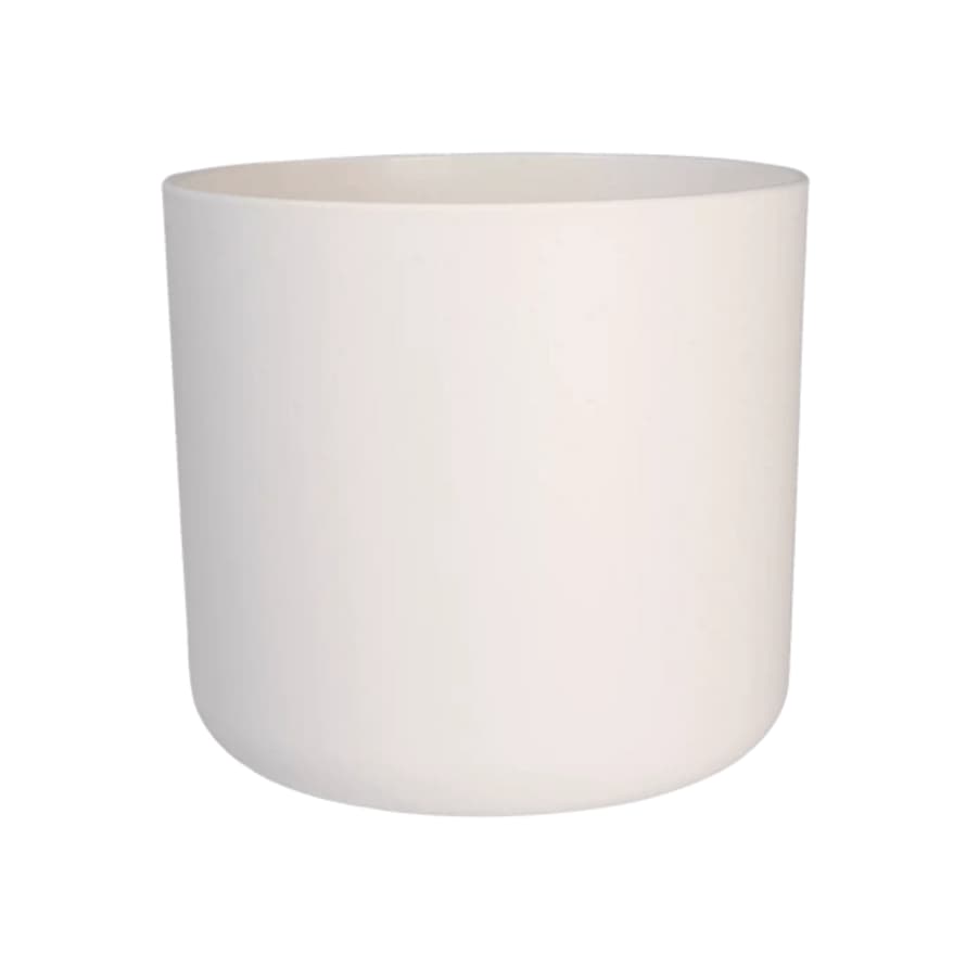 elho 16cm White B.for Soft Round Pot