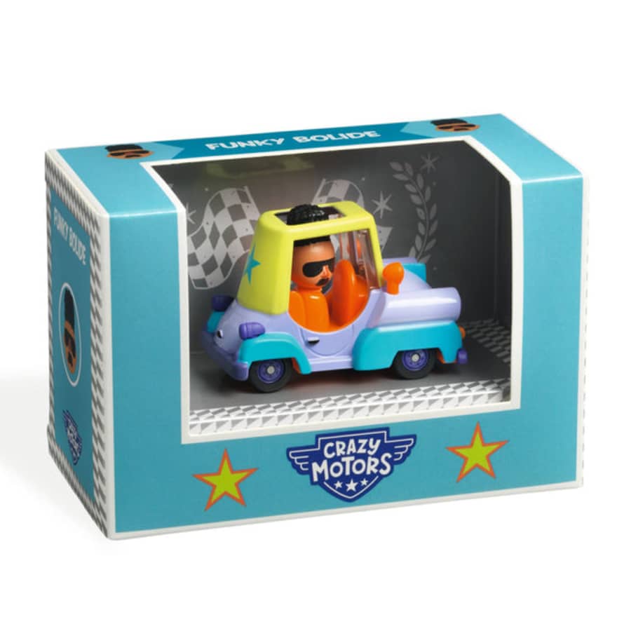 Djeco  Metal Toy Car - Funky Bolide