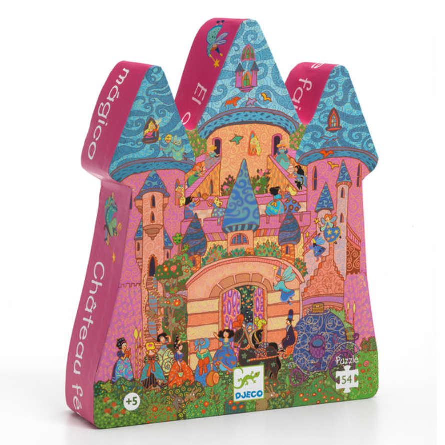 Djeco  Fairy Castle Puzzle - 54pc Puzzle In Box
